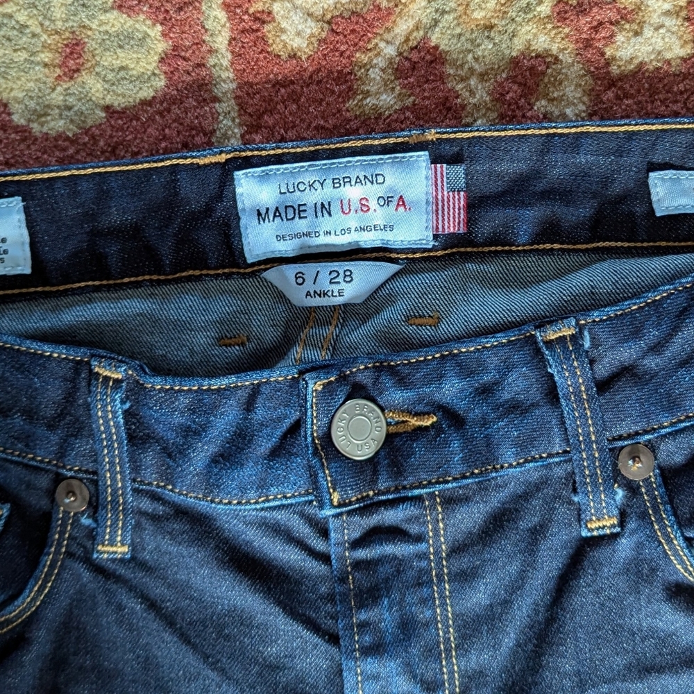 Lucky Collectable Handcrafted USA Jeans 6/28 Lolita Boot White Oak® Cone Denim® - Picture 16 of 16